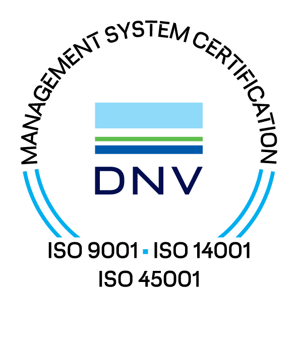 Logo for sertifisering fra Det Norske Veritas